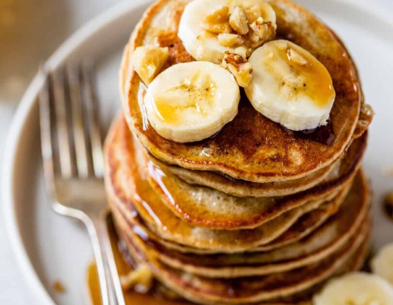 Gluten-Free Banana Oat Pancakes for the Family