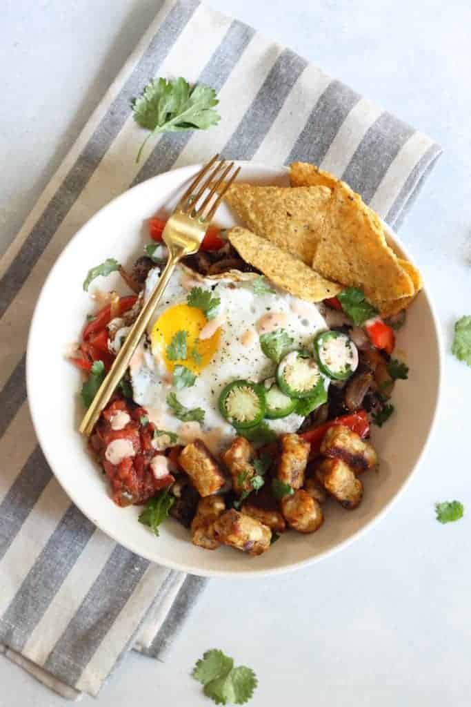 Vegetarian Southwest Breakfast Bowl - Low Cost Recipes