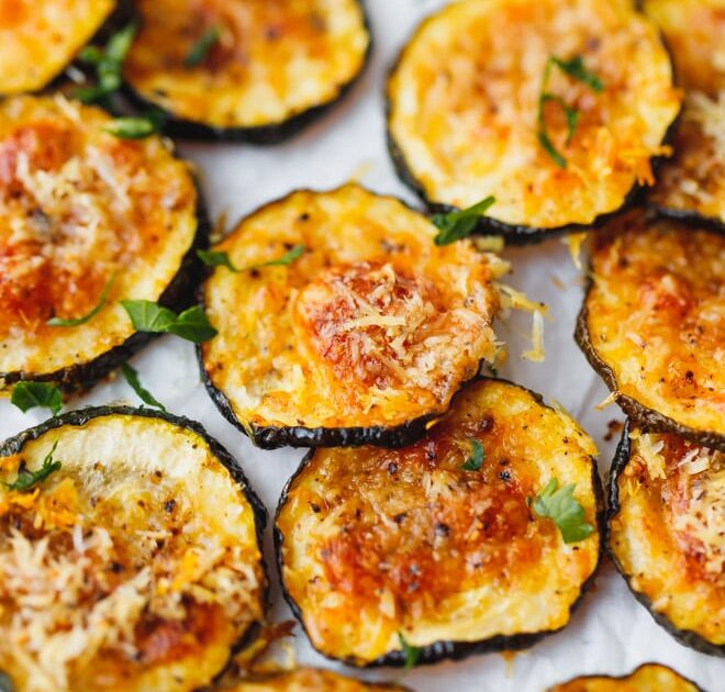 Budget-Friendly Snack: Oven-Baked Parmesan Zucchini Chips